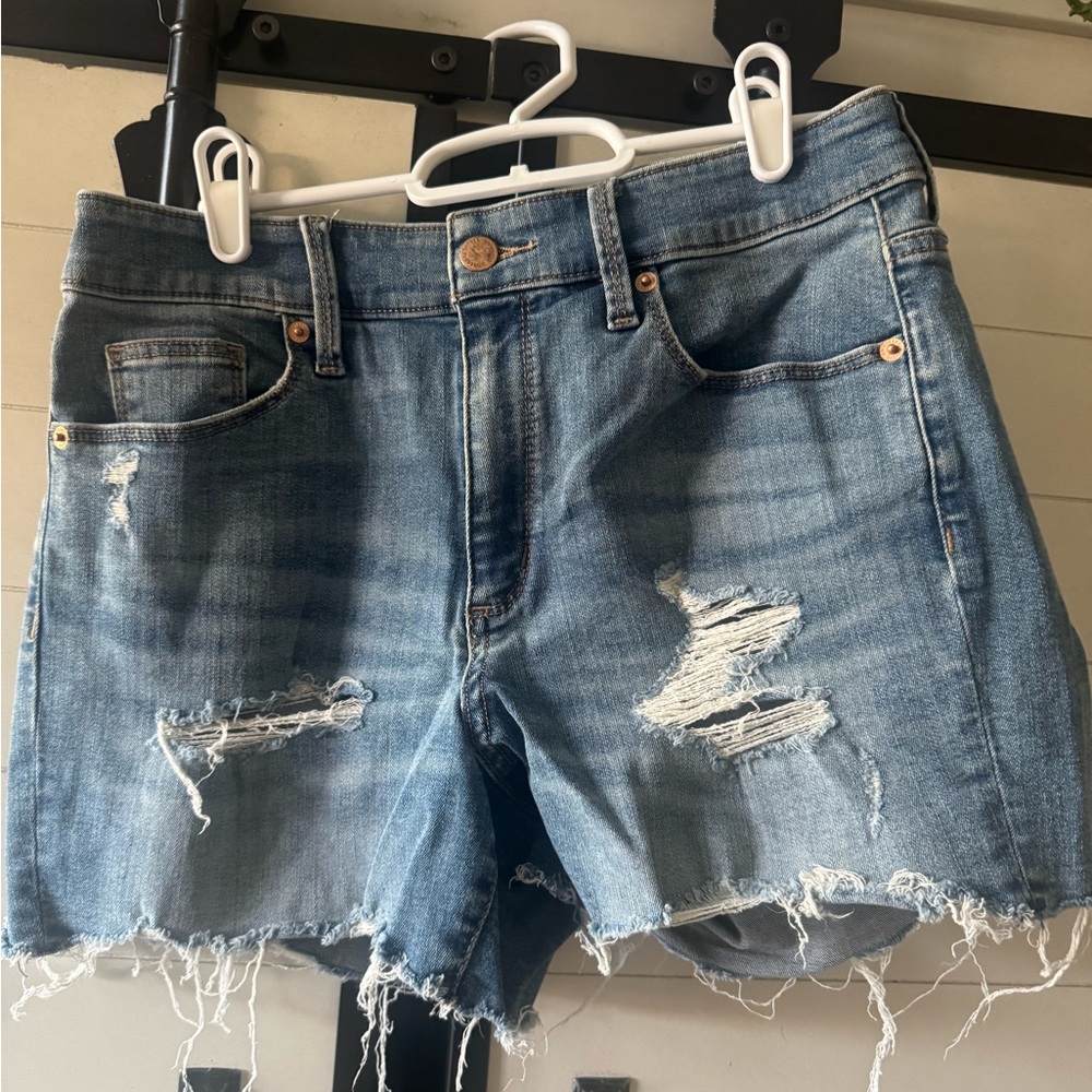 Universal Thread Distressed Light Blue High-Rise … - image 1